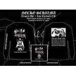 NECRO SCHIZMA Erupted Evil + Live Emeloord CD + Longsleeve XXL